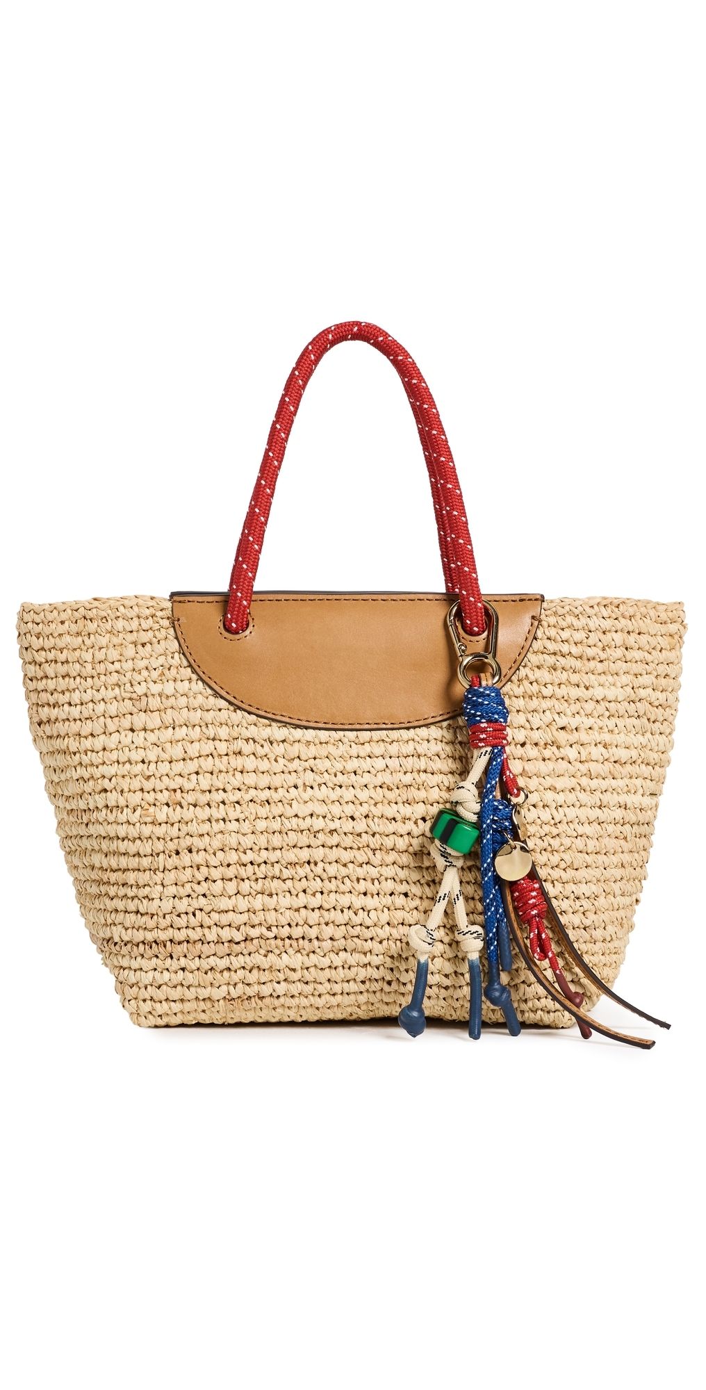 Madewell The Woven Mini Tote Festival Red Multi One Size