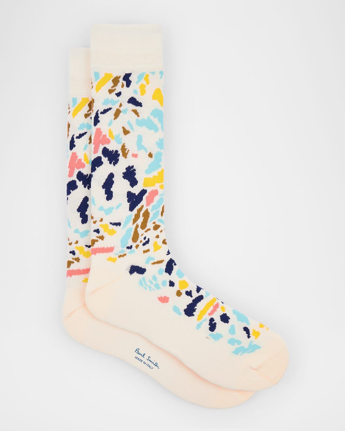 Men & apos;s Jacaranda Abstract Print Crew Socks