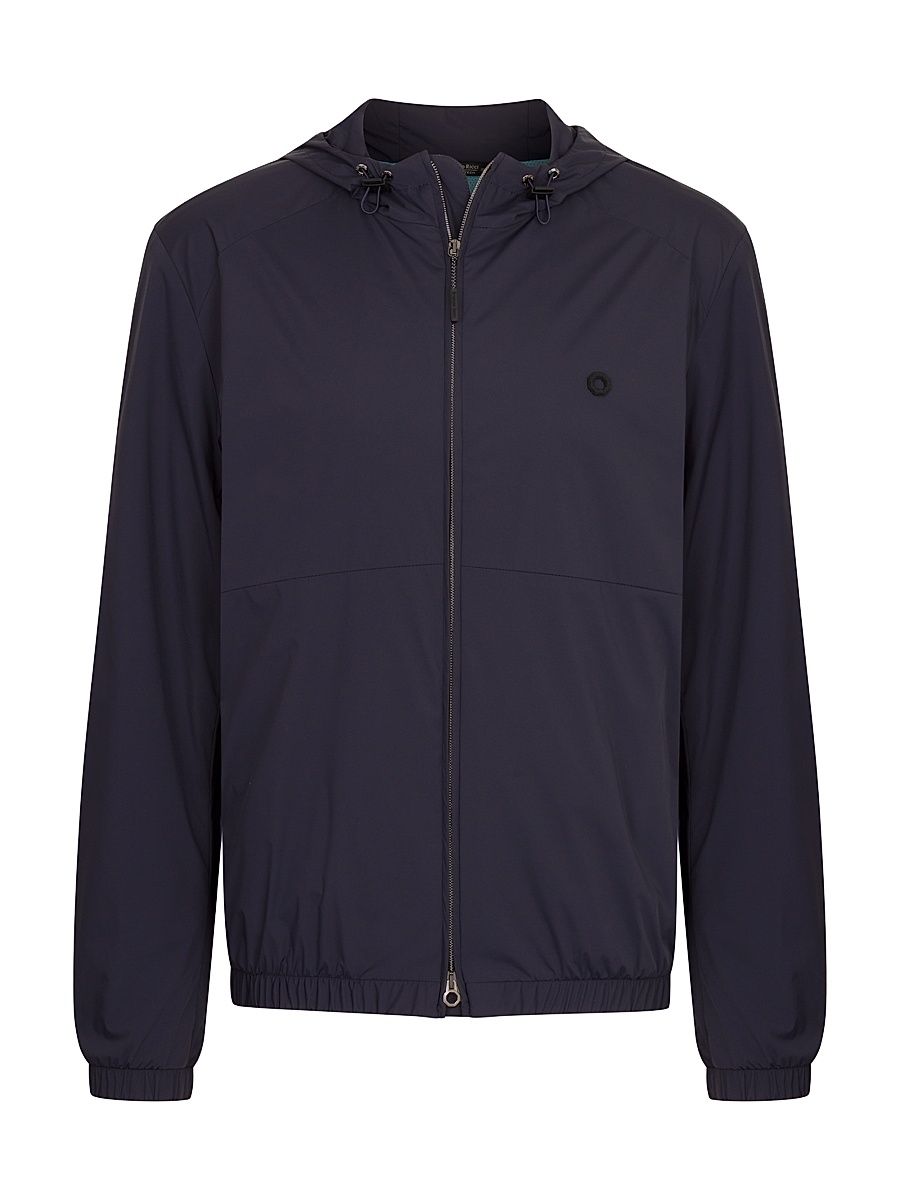 Men's Luxury Running Blouson Jacket - Navy Cobalto - Size 56