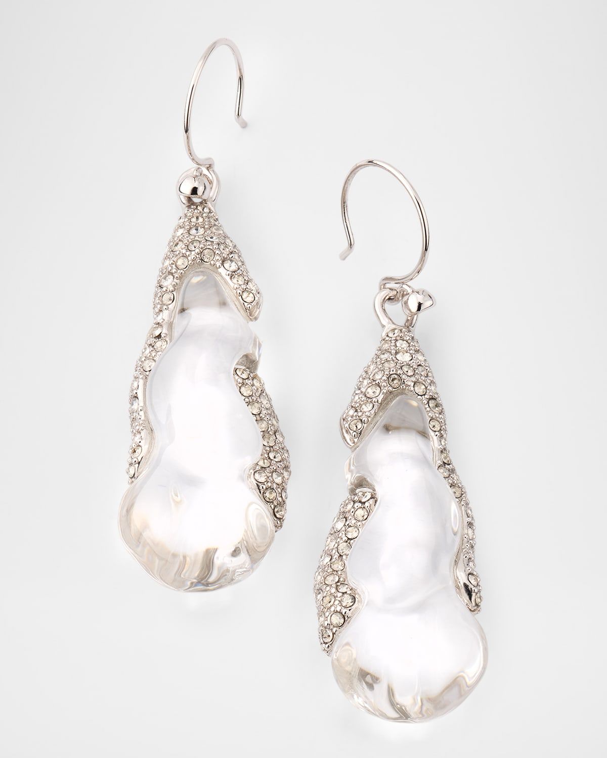 Silverlake Lucite Wire Earrings