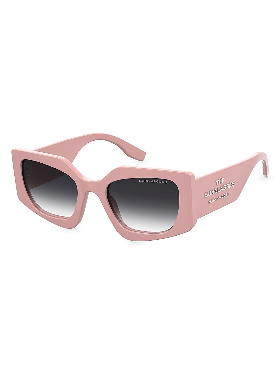 Women's The Square Cat-Eye Sunglasses - Pink Gradient Grey