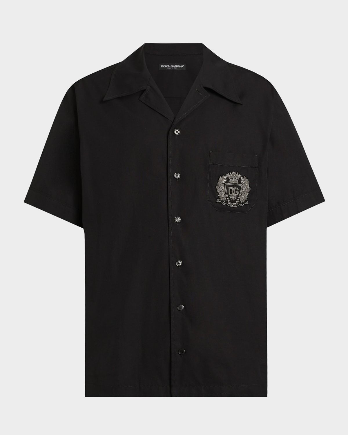 Men & apos;s Hawaii Cotton Emblem Short-Sleeve Shirt