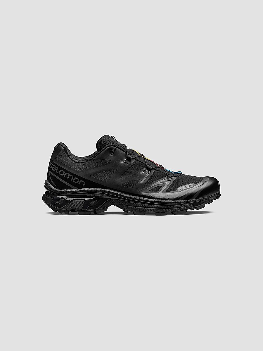 Unisex XT-6 Trail Running Sneakers - Black - Size 12