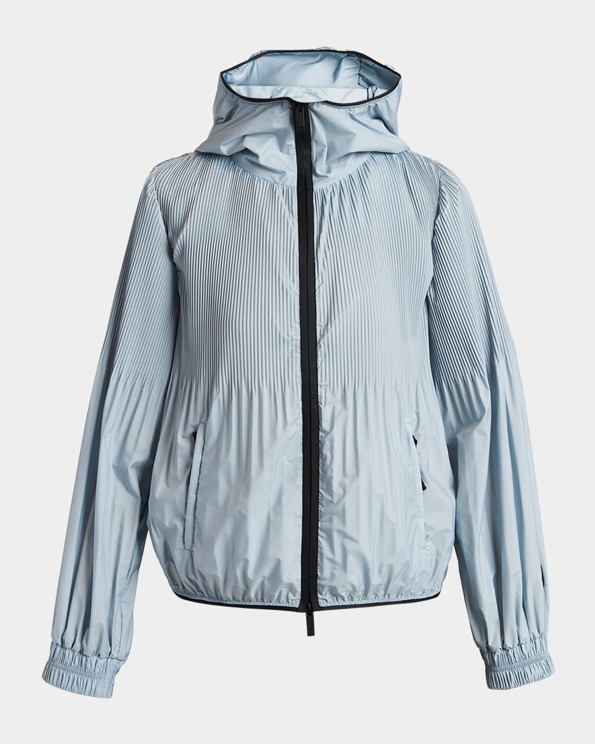 Anemone Pleated Hooded Jacket