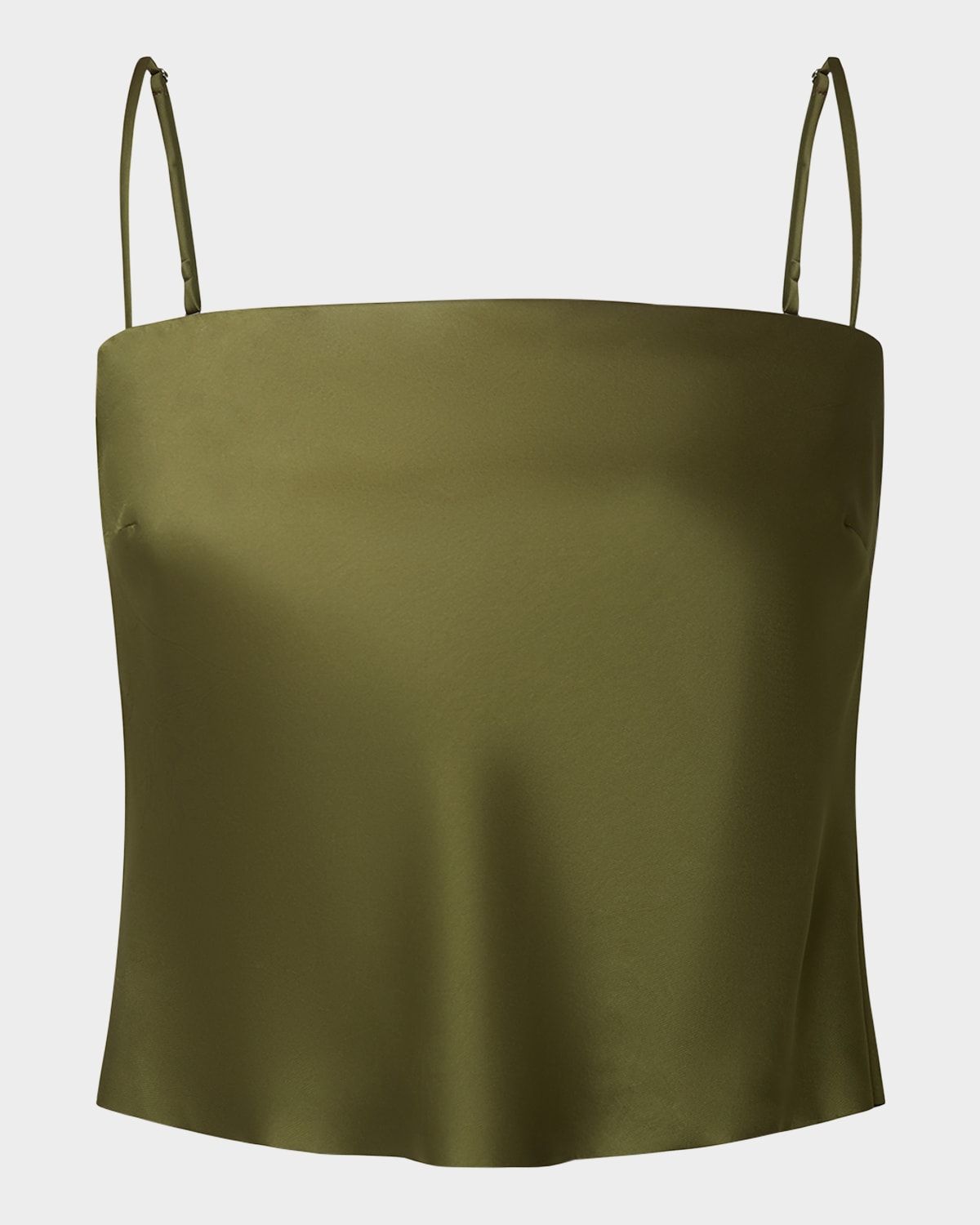 Detachable-Strap Satin Top