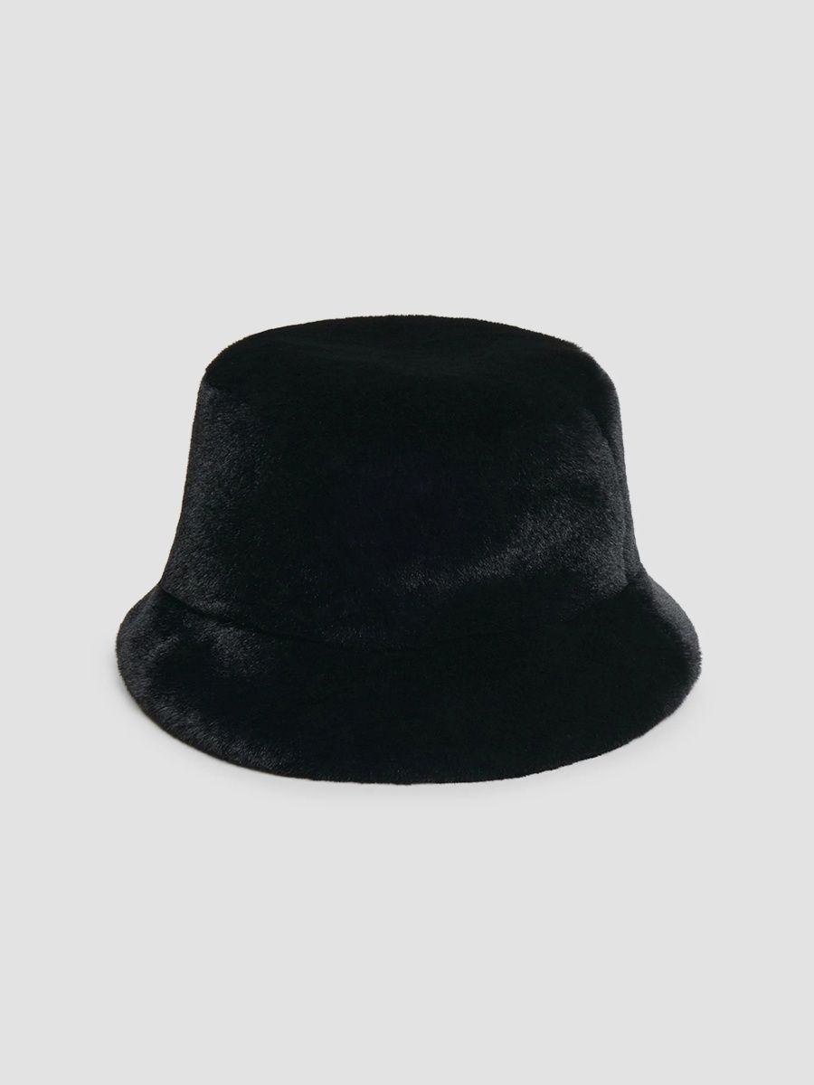 Apparis Women's Amara Pluche Faux-Fur Bucket Hat - Noir