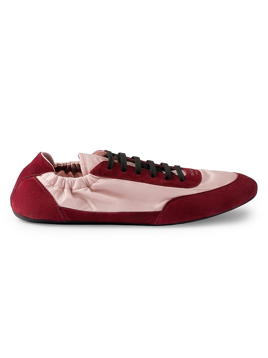 Women's Collapse Suede Low-Top Sneakers - Pink - Size 11