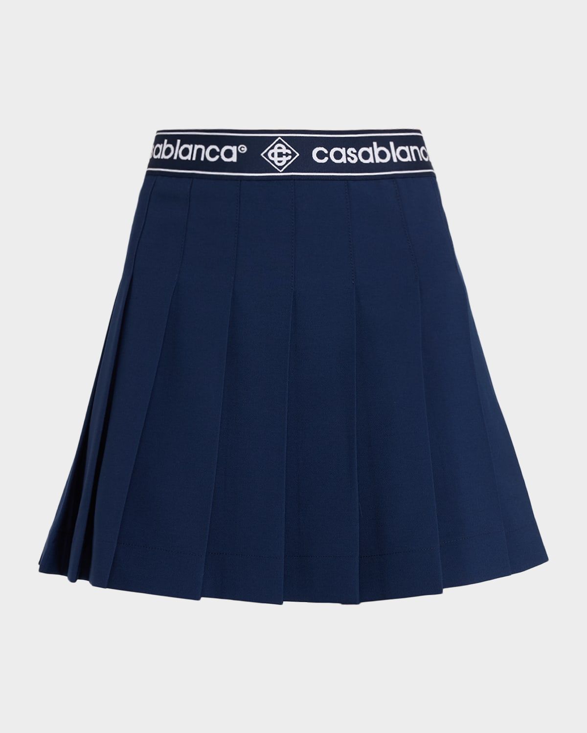 Pleated Mini Skirt