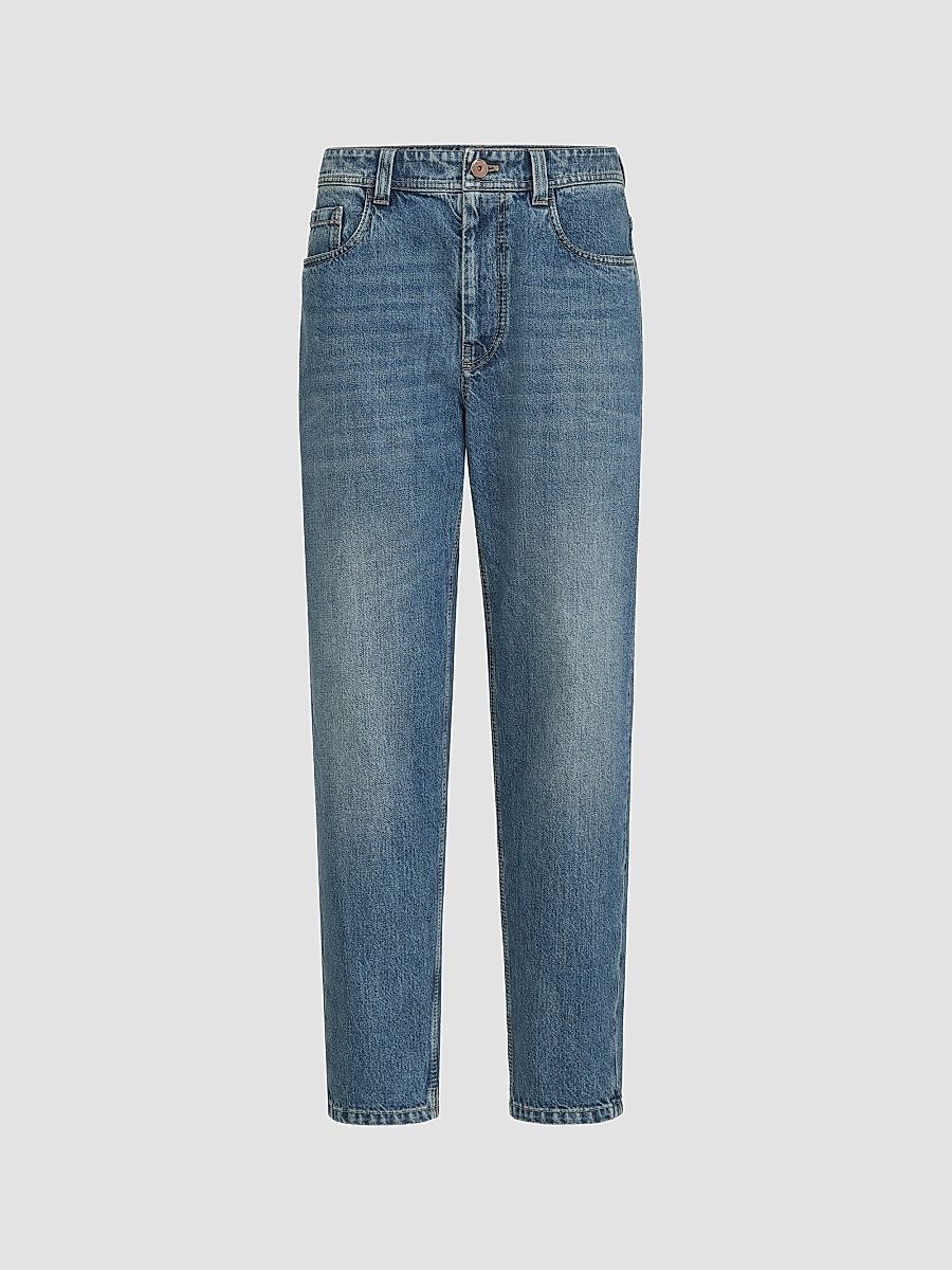 Women's Authentic Denim Baggy Tapered Jeans - Denim - Size 0