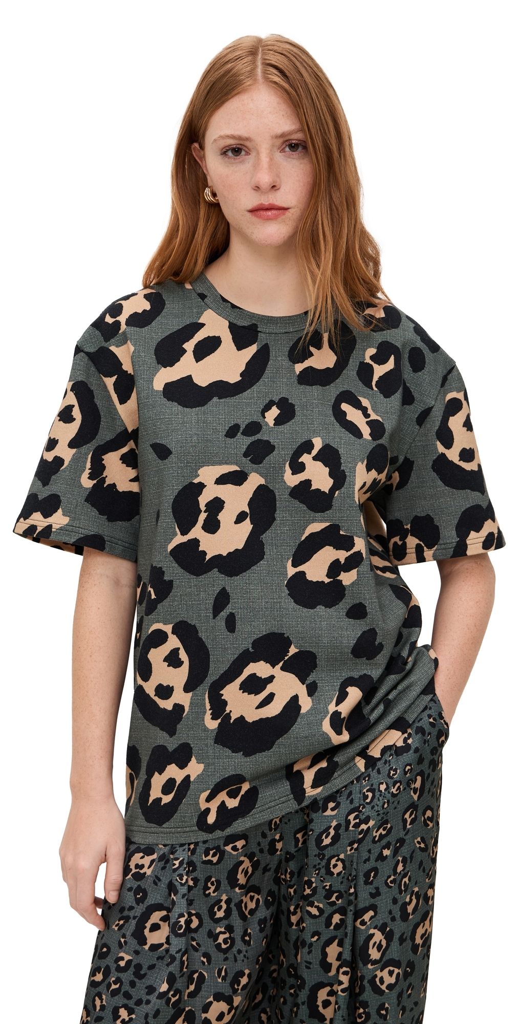 A Potts Box Tee Pop Leopard L