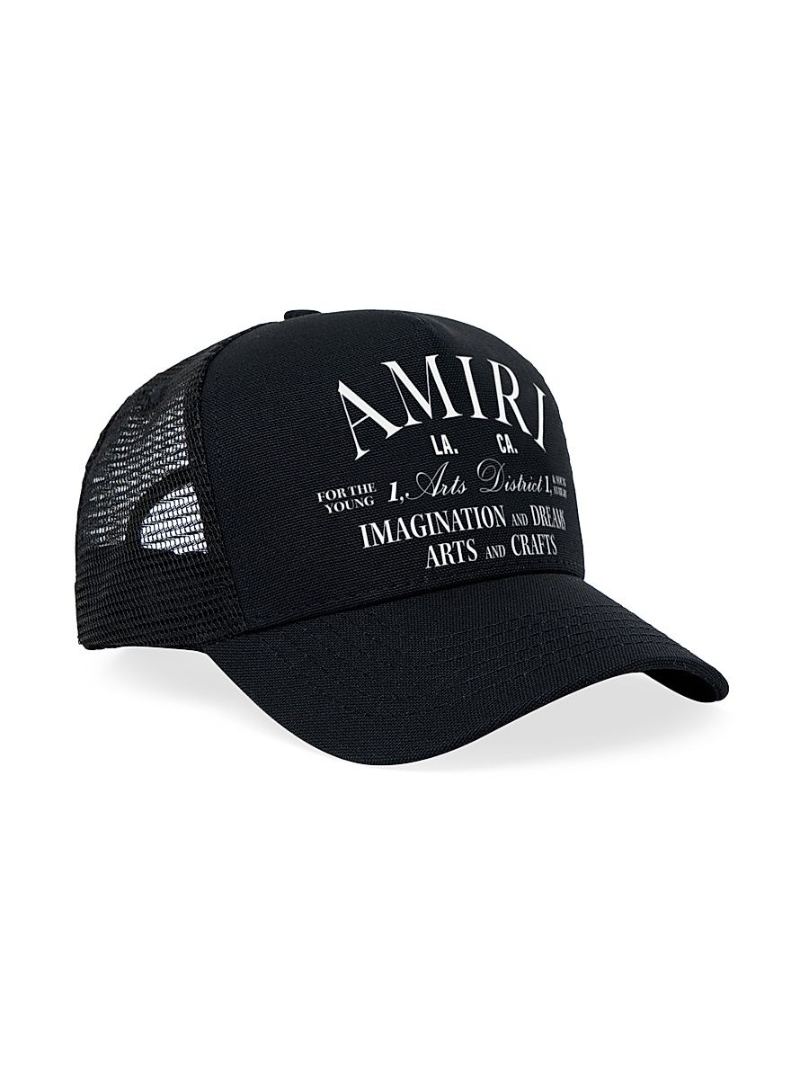 Men's Arts District Logo Trucker Hat - Black