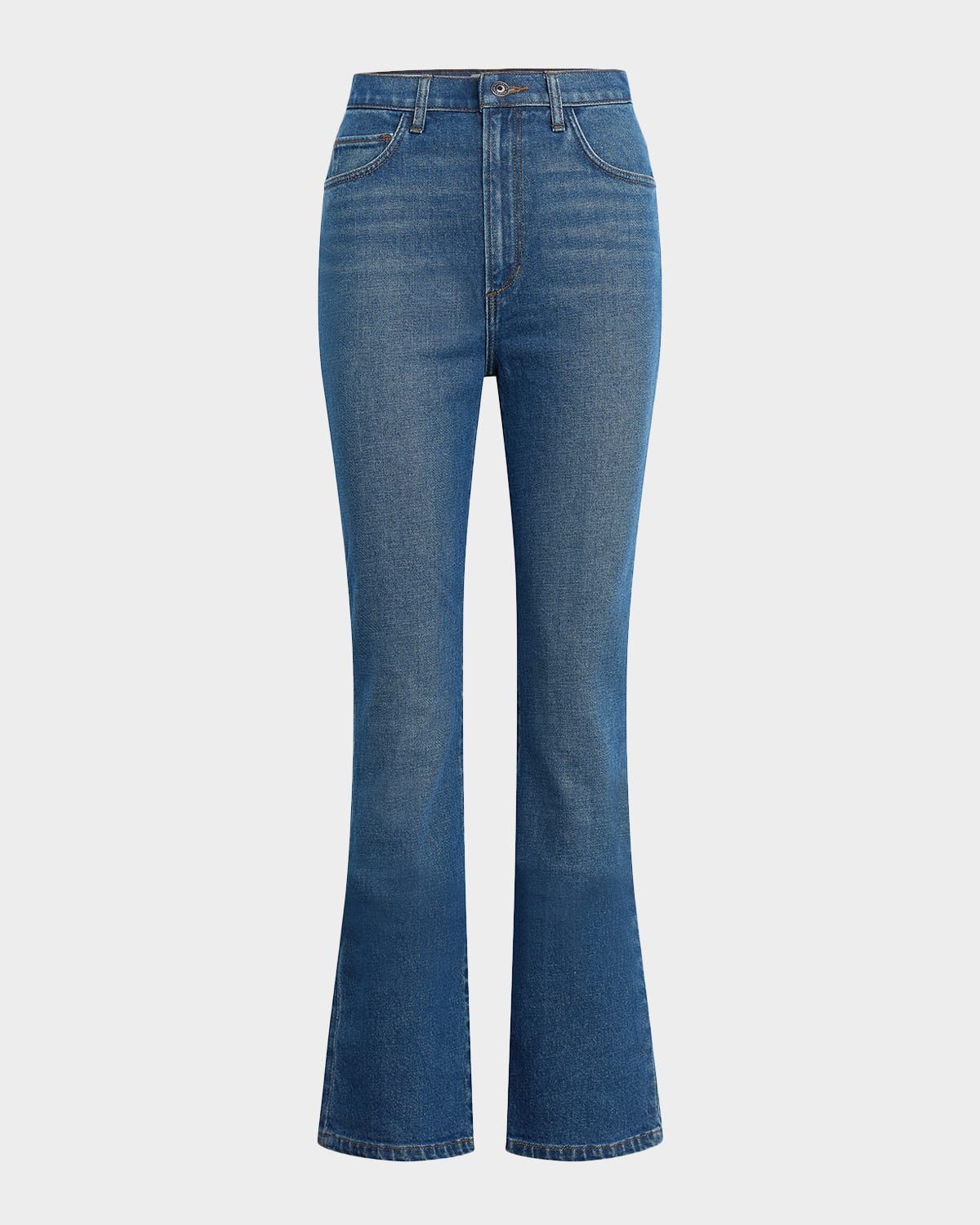 The Valentina Super High-Rise Mini Bootcut Jeans