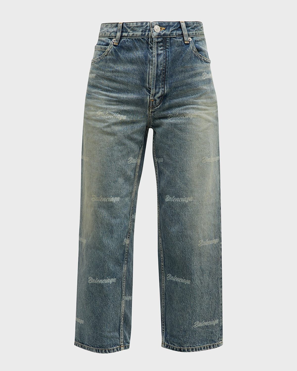 Girly Allover Cropped Pants