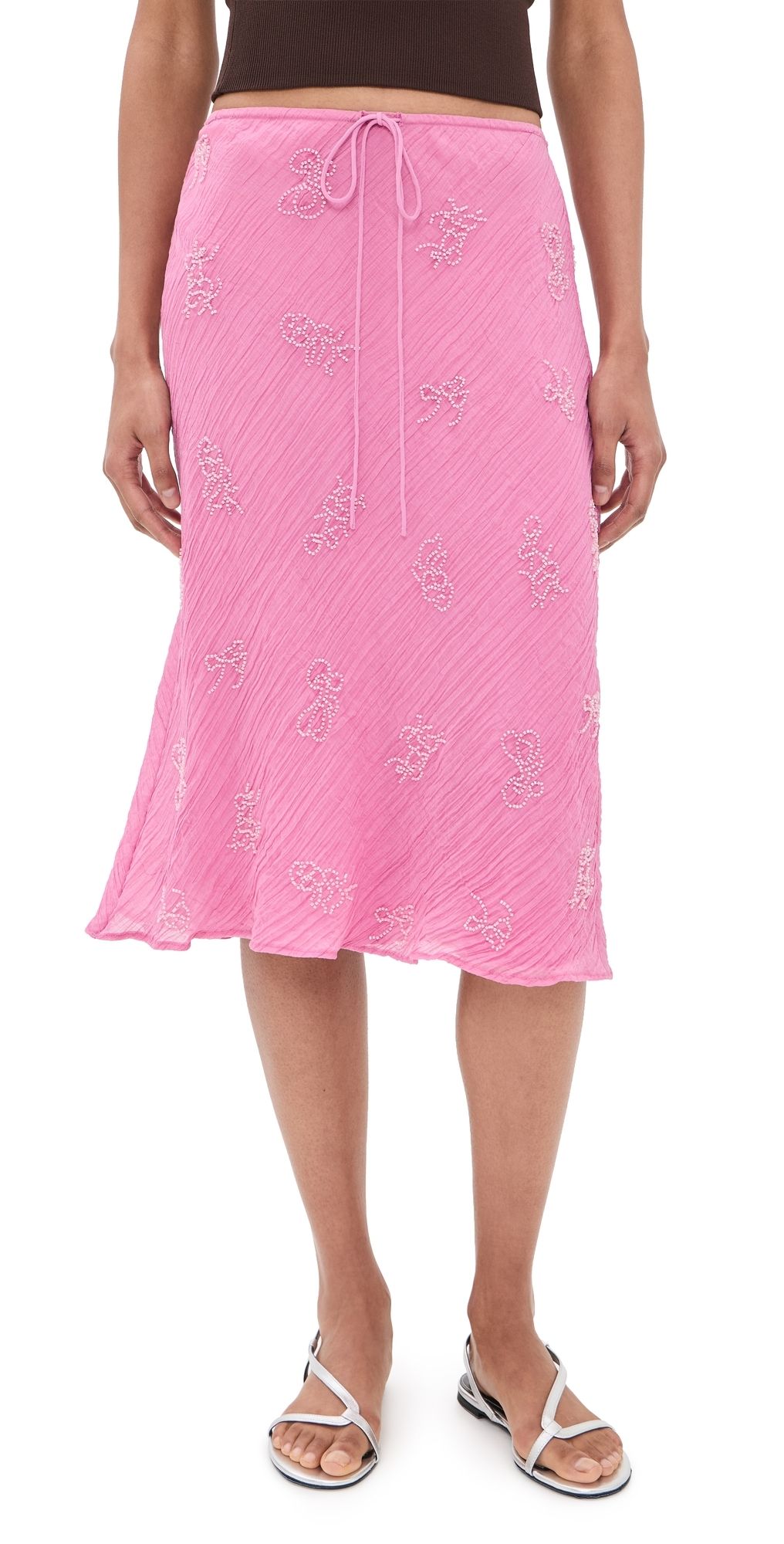 STAUD Lucia Skirt Flirt XS