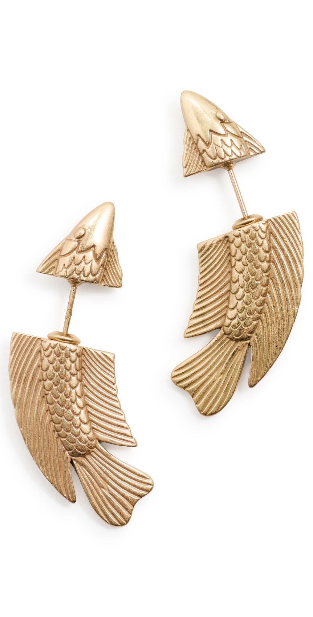 Cult Gaia Neemo Earrings Antique Brass One Size