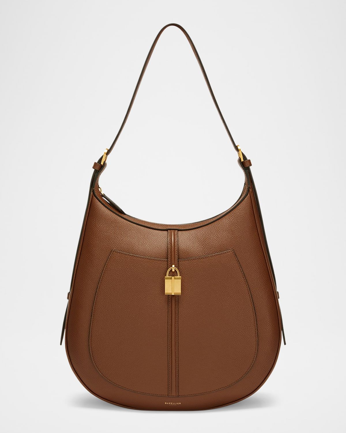 Siena Crescent Leather Hobo Bag