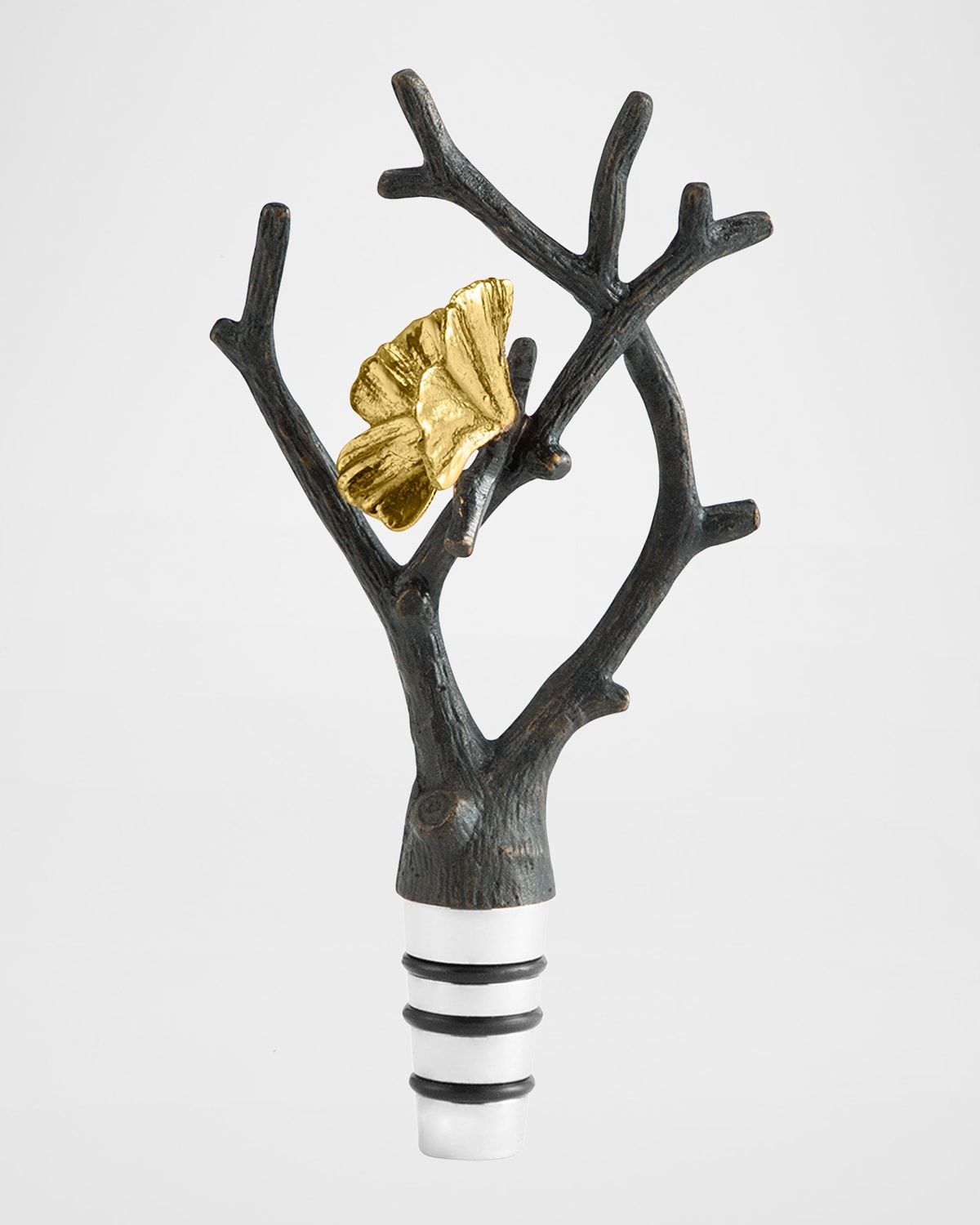 Butterfly Ginkgo Bottle Stopper
