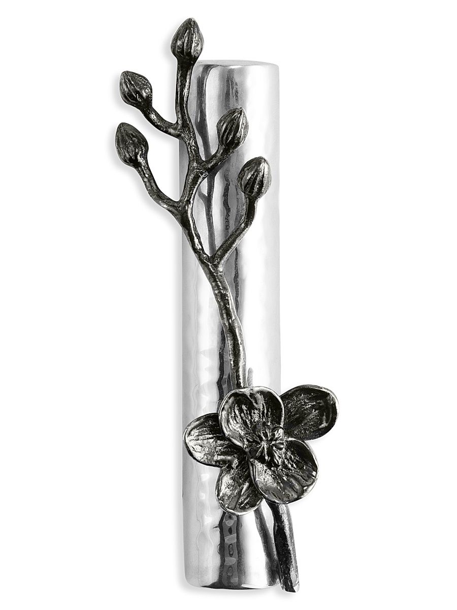 Black Orchid Mezuzah