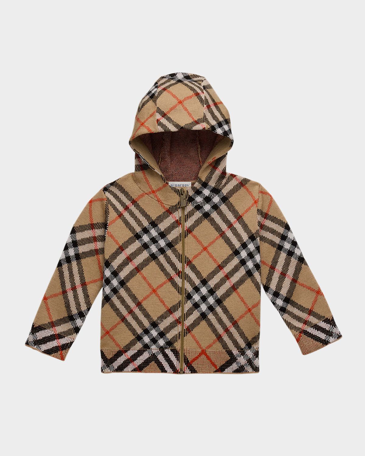 Boy & apos;s Jimmy Check-Print Hoodie