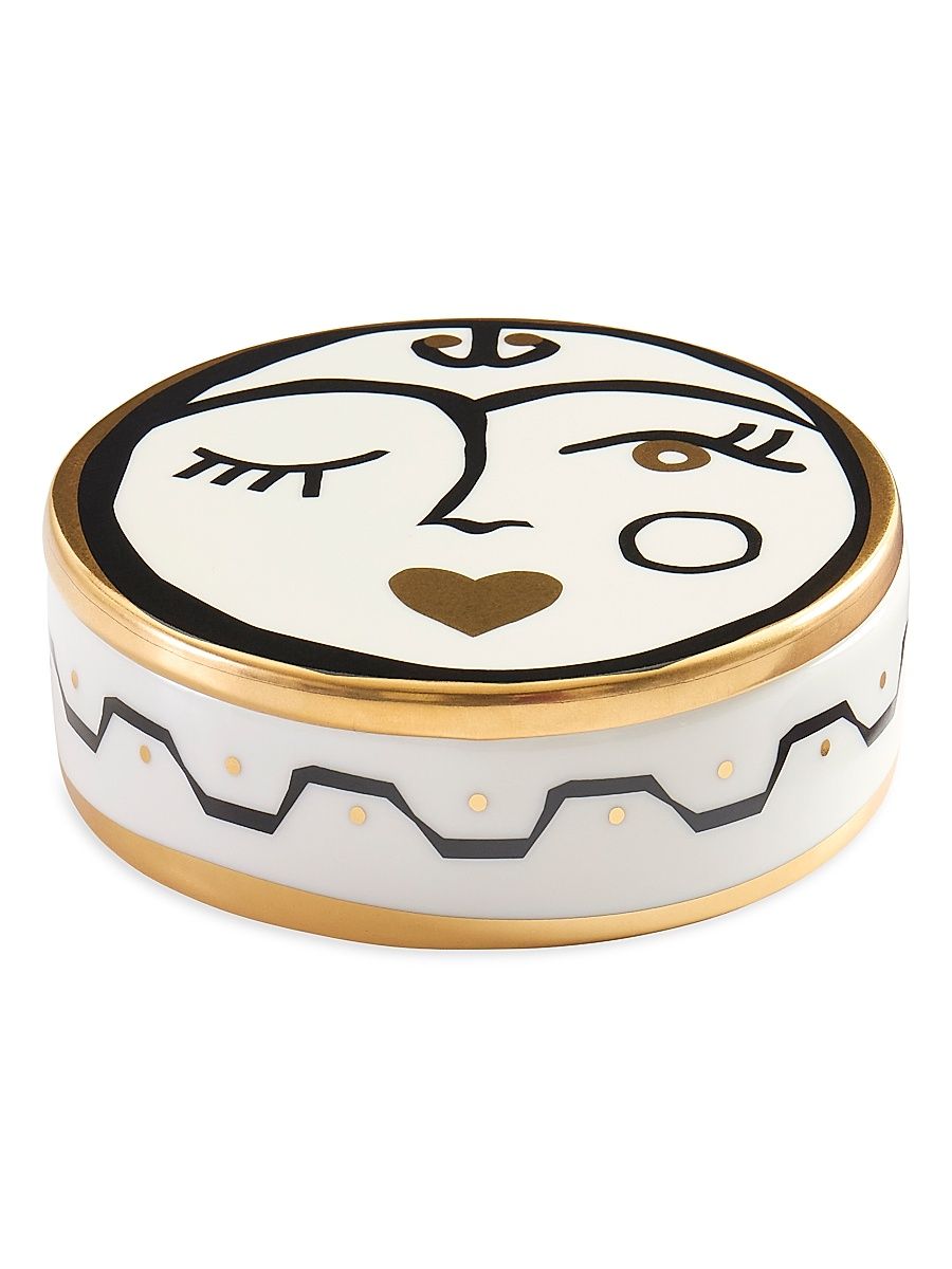 Marseilles Stash Box - White Black