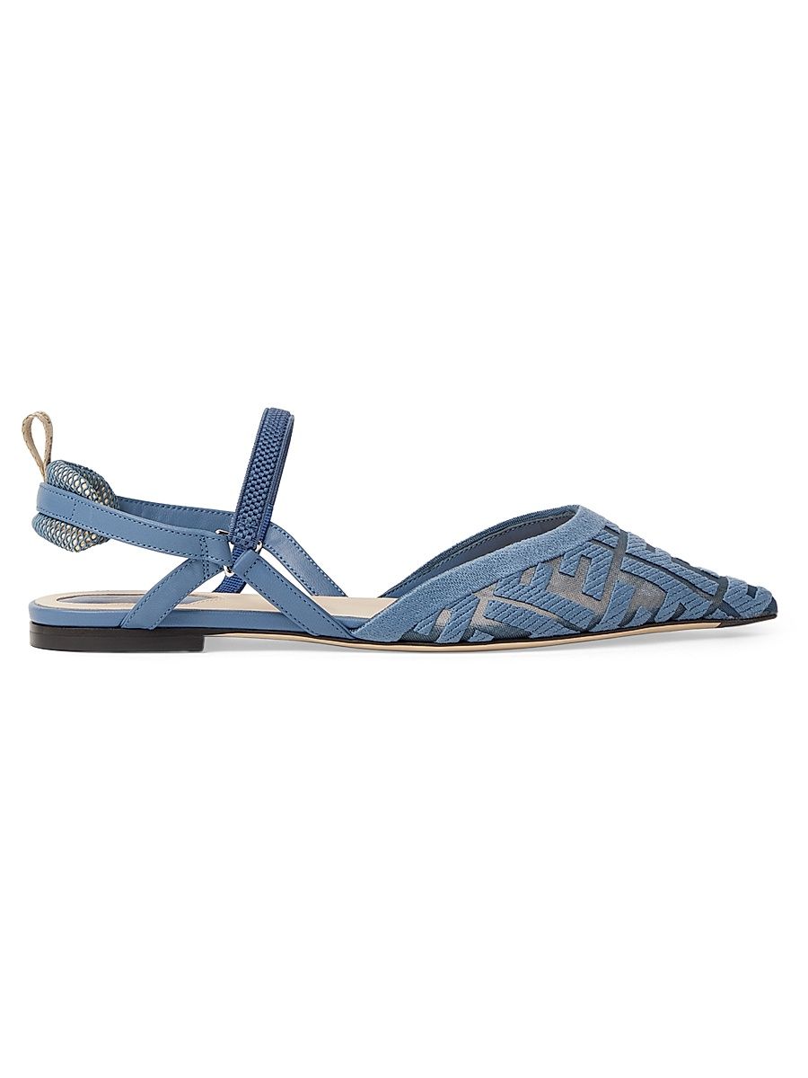 Women's Colibrì Lite FF Mesh Slingback Flats - Deep Mirto - Size 12