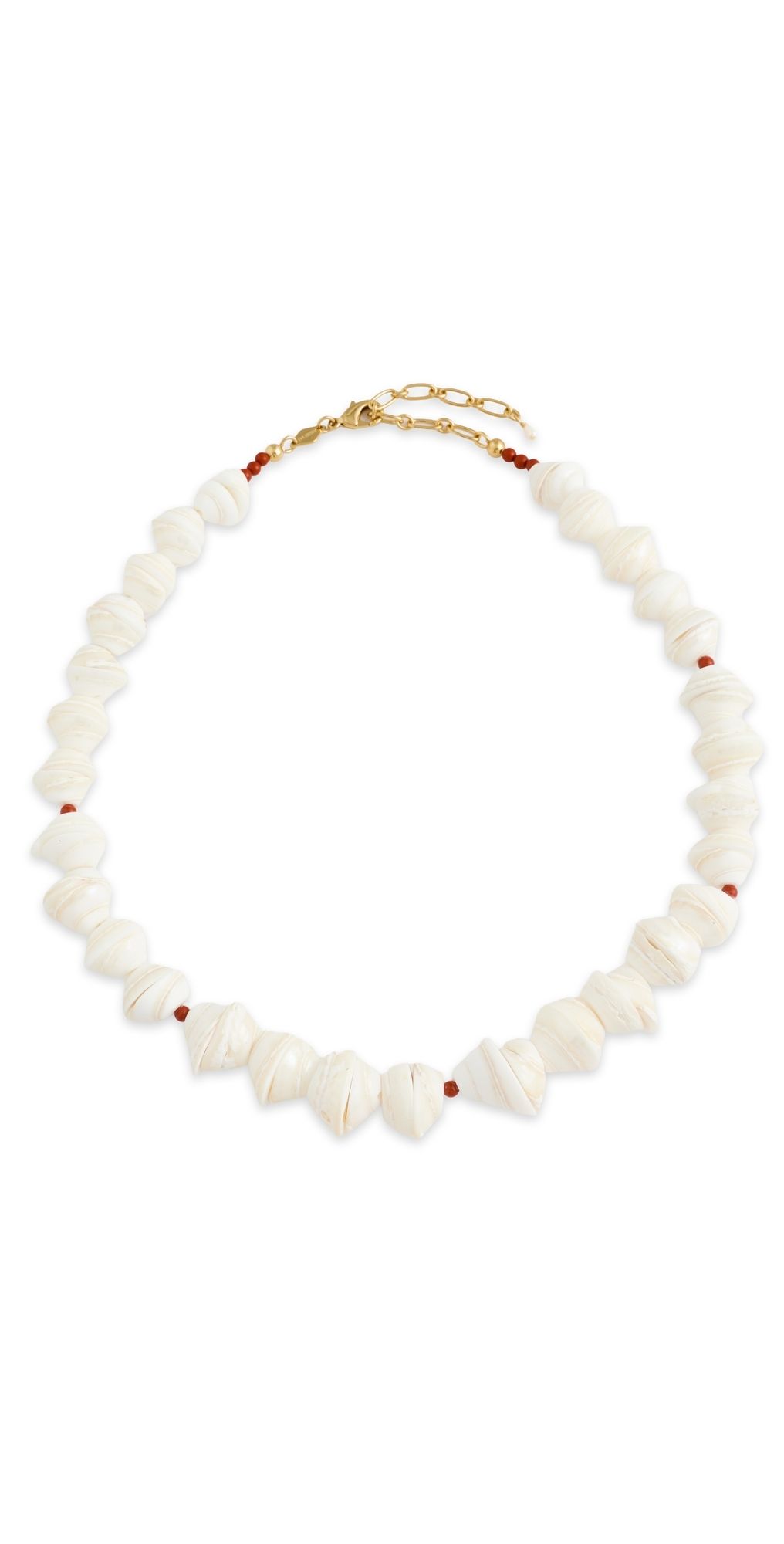 Anni Lu Seashell Smiles Necklace Gold One Size