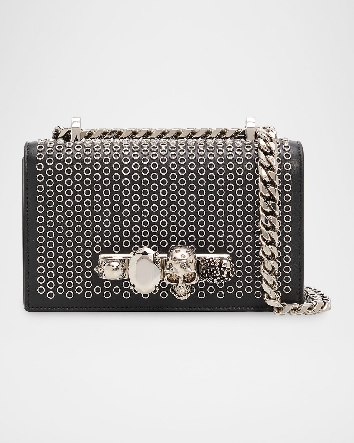 Mini Jeweled Satchel Shoulder Bag