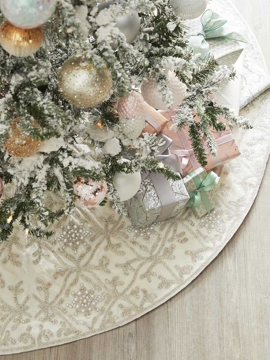 Sudha Pennathur Velvet Whisper Tree Skirt