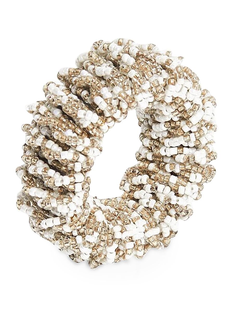 Sparkle Napkin Ring, Set of 4 - White