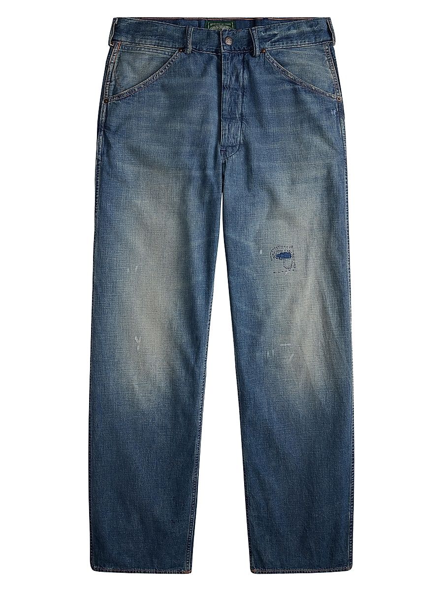 Men's 2x1 Faded Jeans - Moose River - Size 38