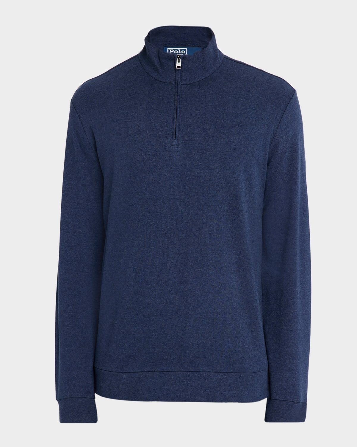 Men & apos;s Textured Double-Knit Quarter-Zip Sweater