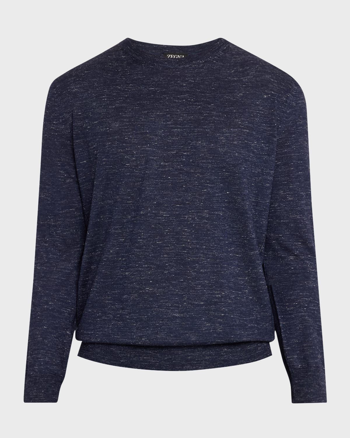 Men & apos;s Cashmere, Silk and Linen Crewneck Sweater