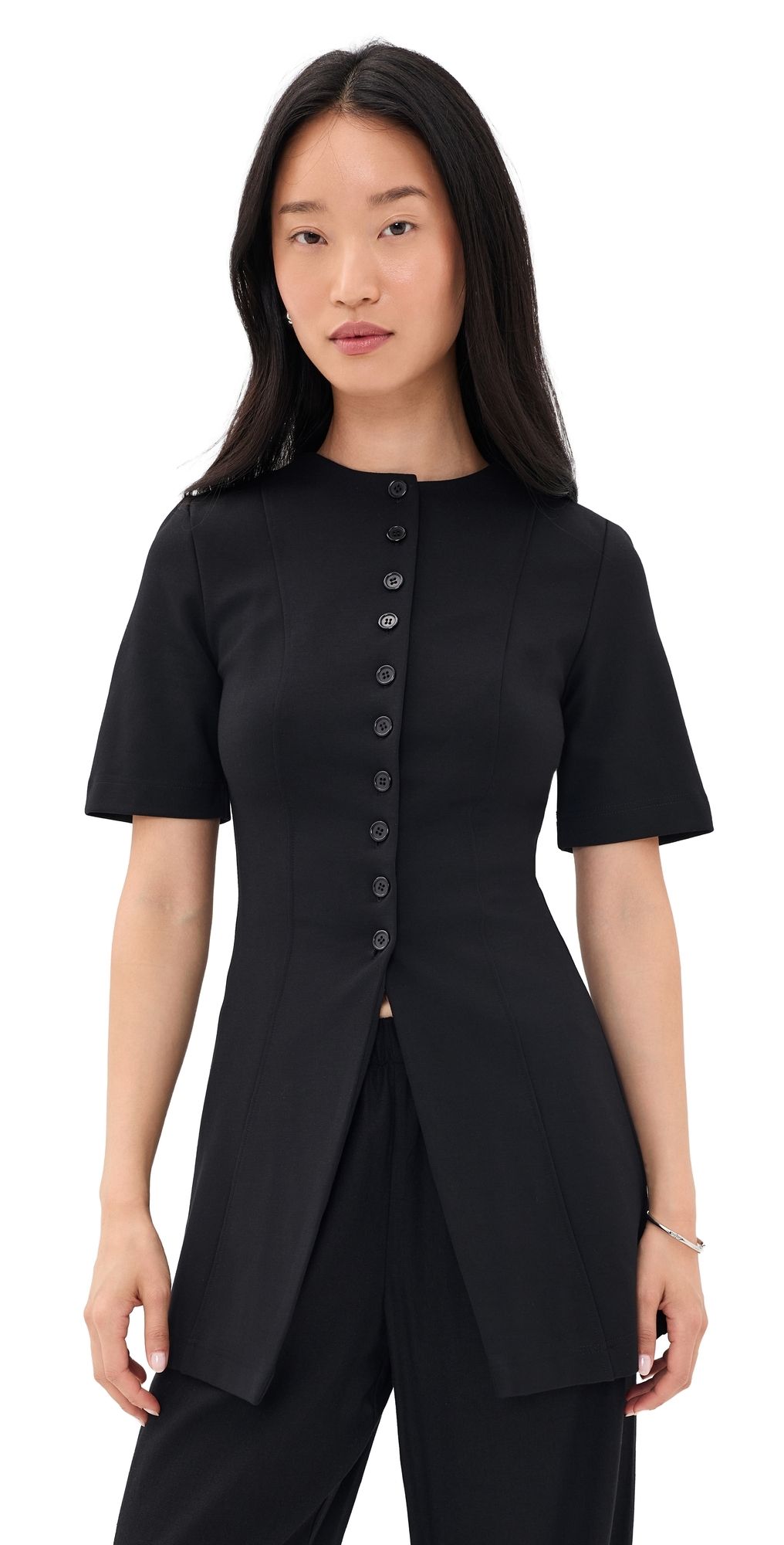 ALIGNE Poppy Ponte Tunic Black 8