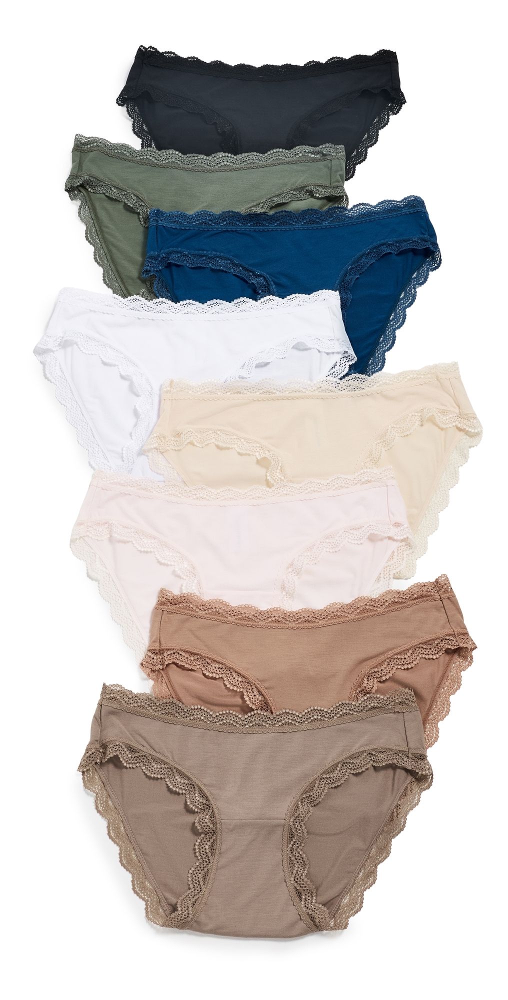 Stripe & Stare Original Knicker Panties Eight Pack Modern Basics M