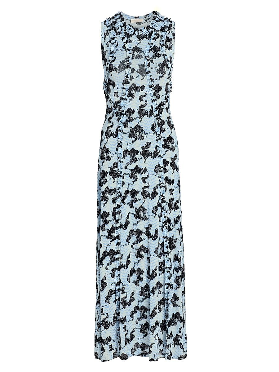 Women's Isabelle Abstract Jersey Dress - Ciel - Size XL