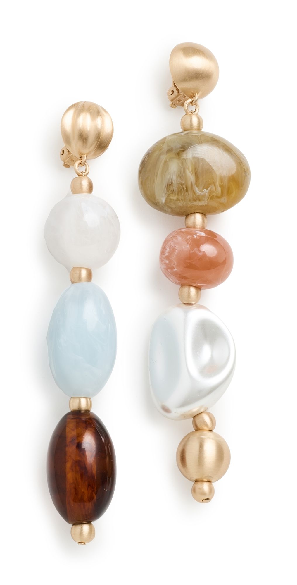 Cult Gaia Mercier Earrings Saddle Bauble Multi One Size