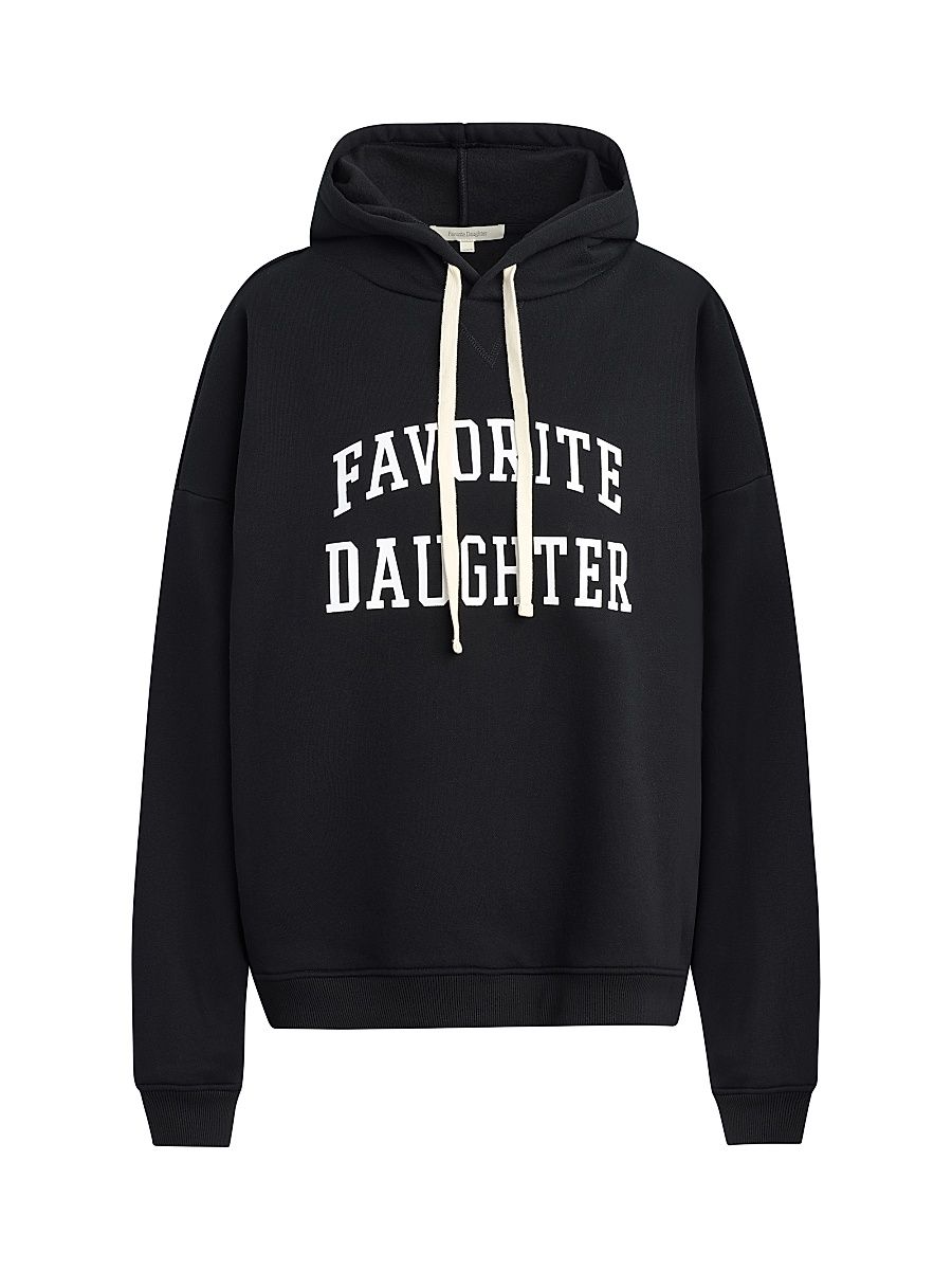 Women's The Collegiate Logo Hoodie - Black - Size XS