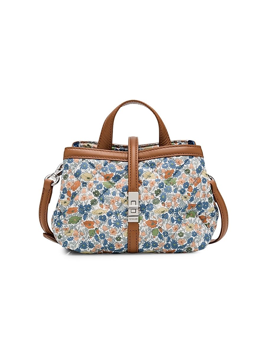 Women's Mini Astor Floral Quilted Top Handle Bag