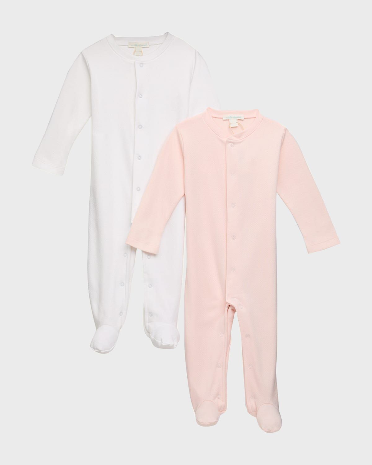 Kid & apos;s Pointelle Embroidered Angel Wings Footie, Size Newborn-18M