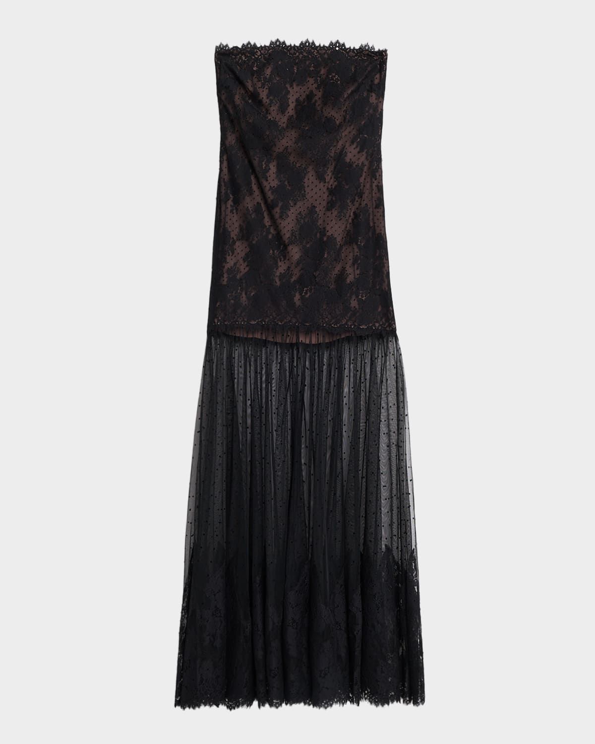 Vespera Strapless Lace Dress