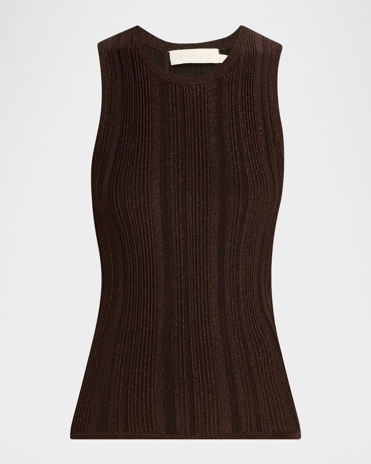 Lucky Metallic Racer Tank Top