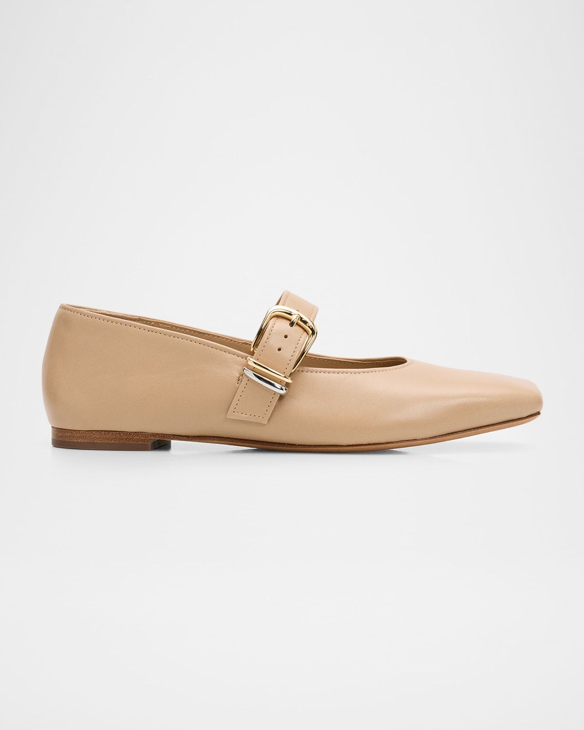 Daniela Leather Ballerina Flats