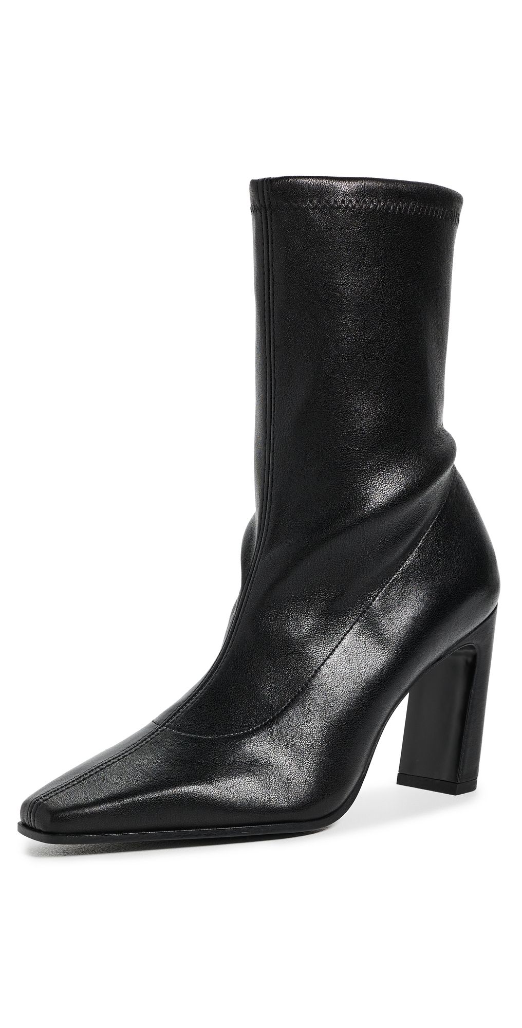 Stuart Weitzman Stassi Stretch Booties Black 9.5