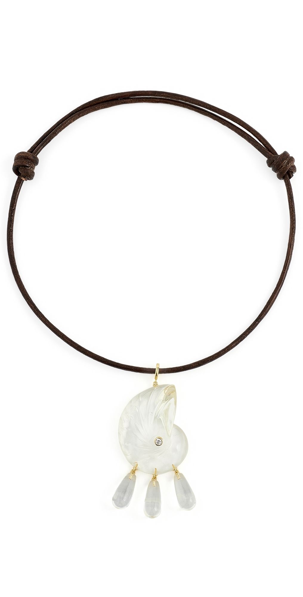 éliou Cova Necklace Clear One Size