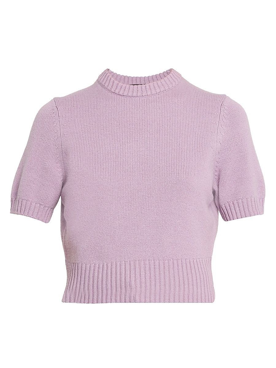 Women's Elsie Short-Sleeve Sweater - Pink - Size XL