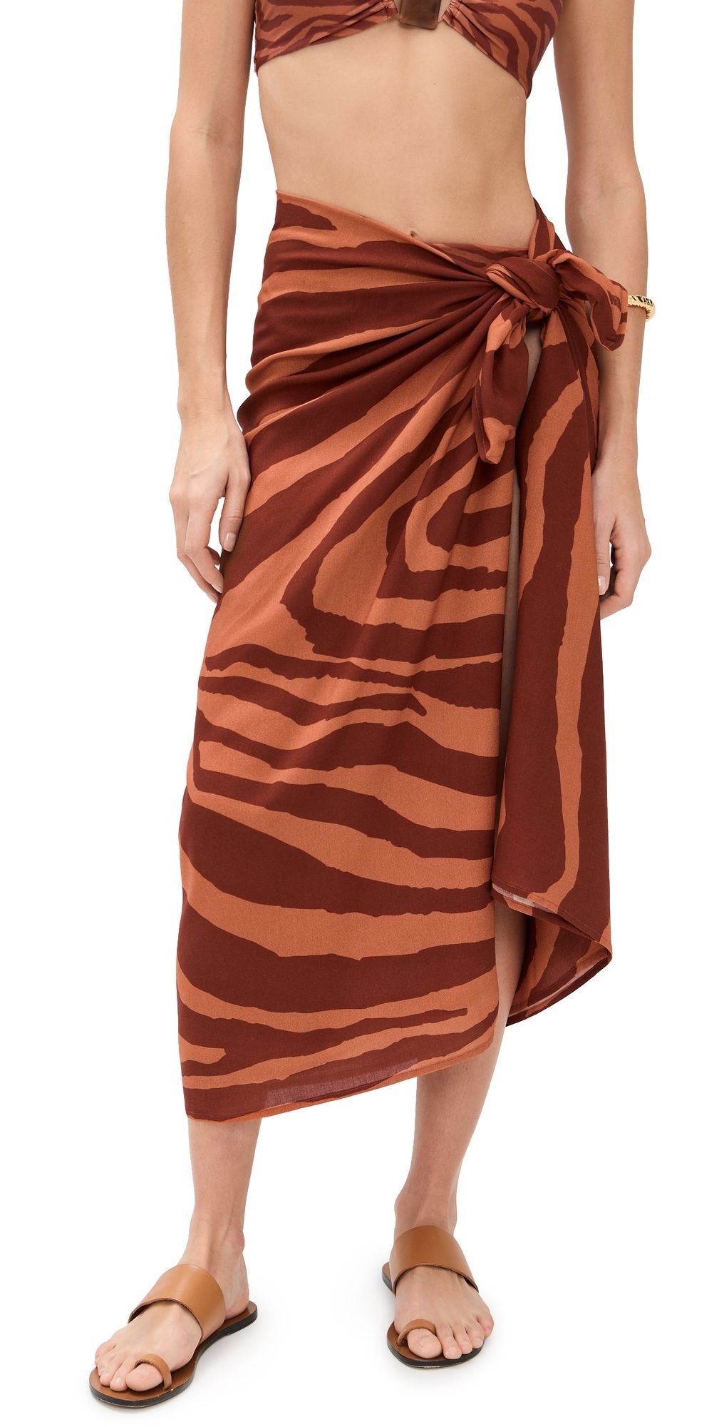 ViX Paula Hermanny Sundown Printed Sarong Multi One Size
