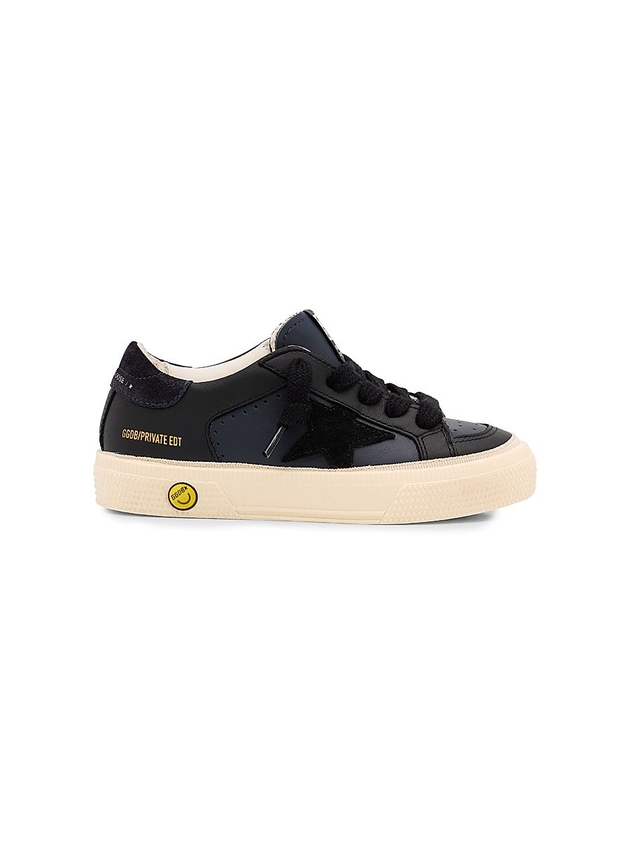 Little Kid's & Kid's May Leather Platform Sneakers - Size 2 (Child)