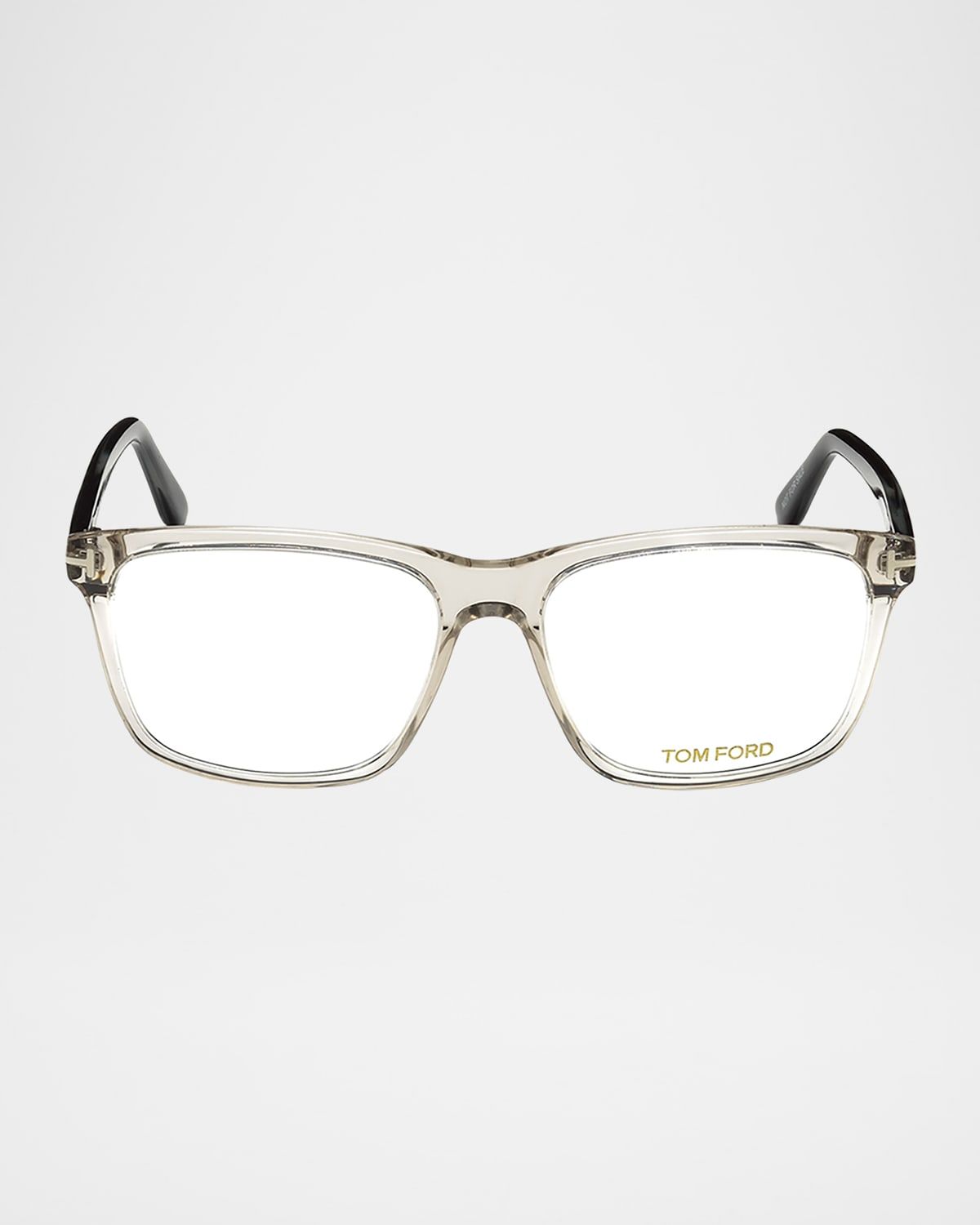 Square Acetate Optical Glasses, Gray