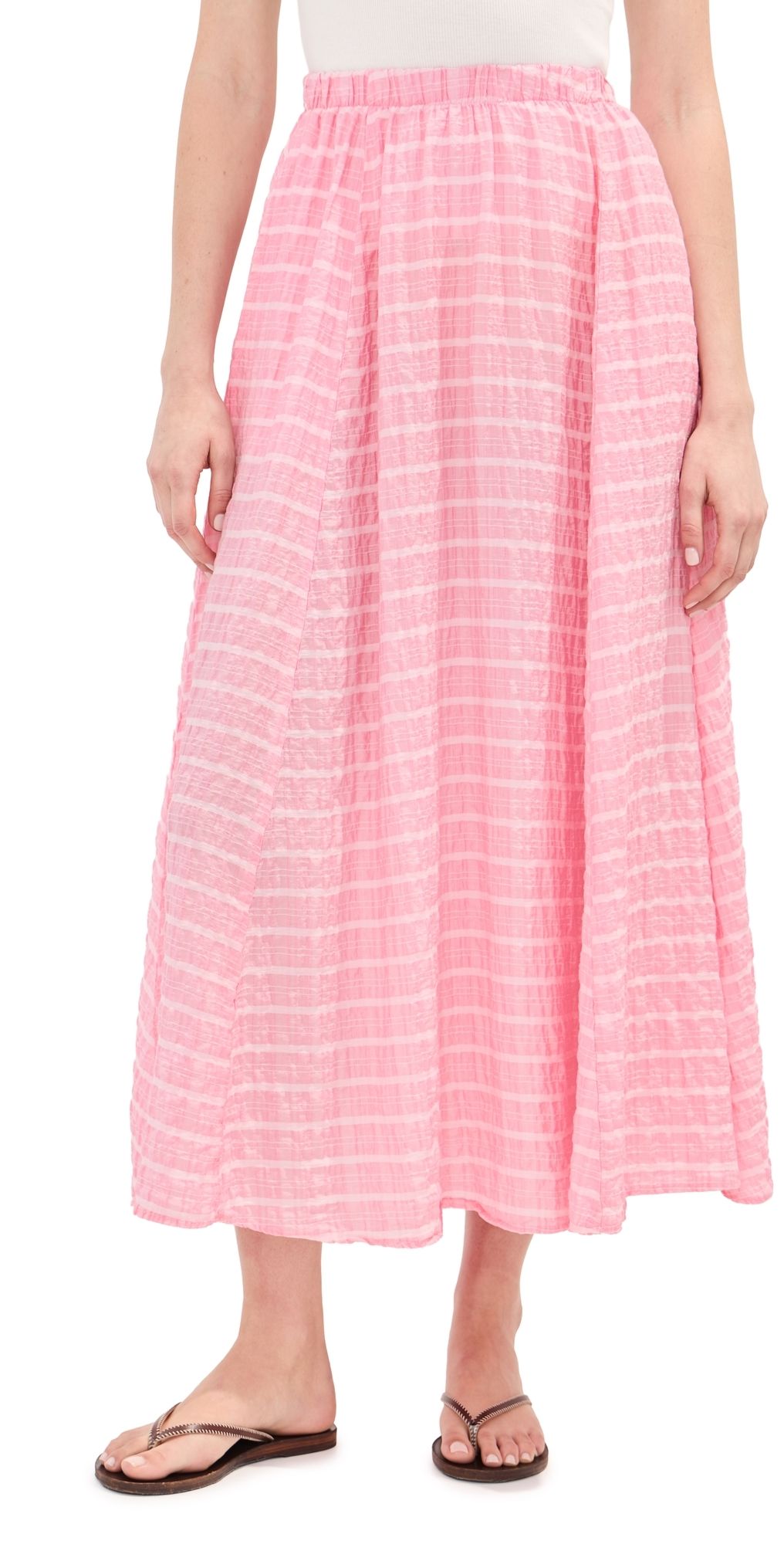 LE BOP Martha Checked Skirt Mary's Rose XL