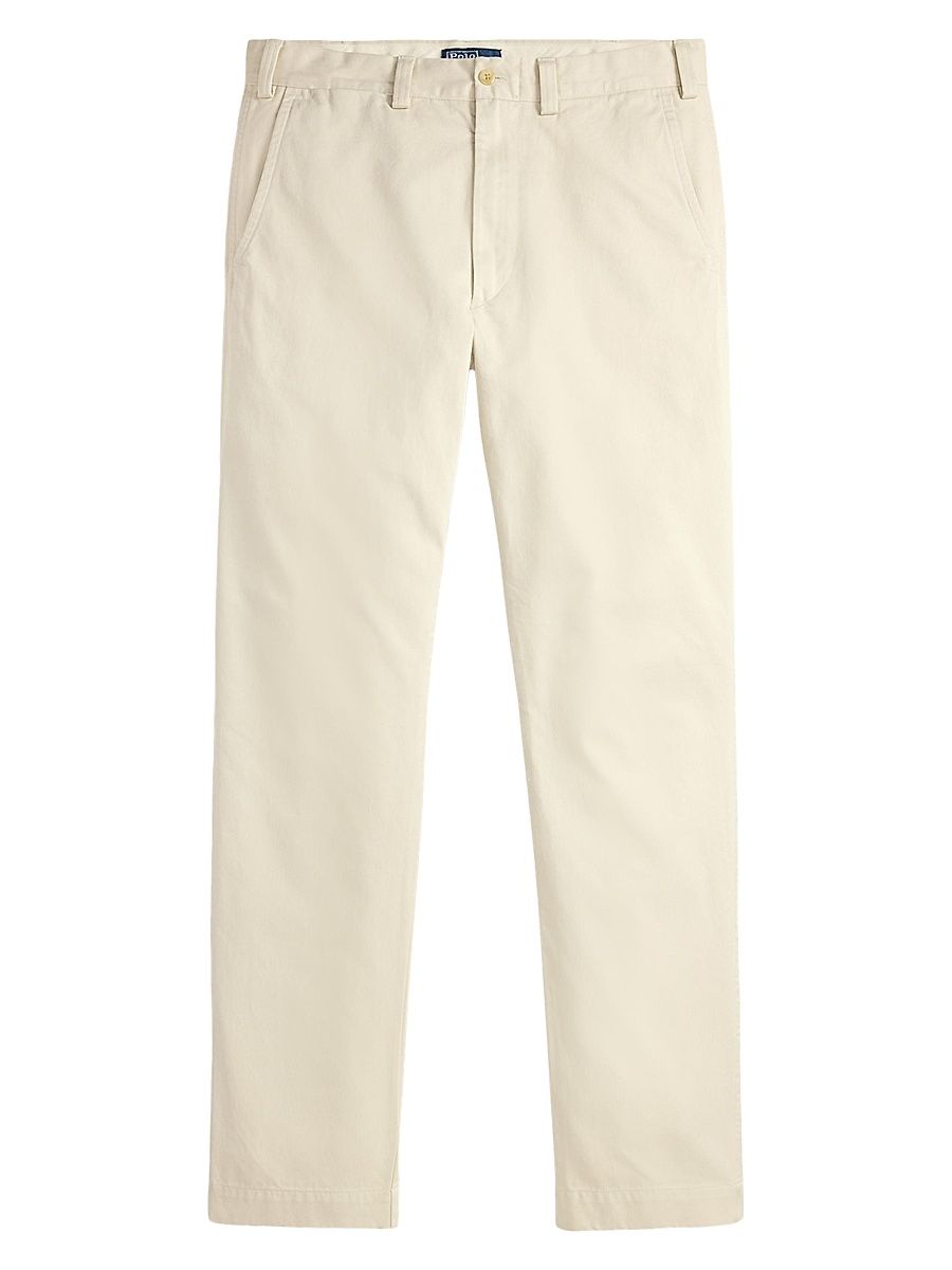 Men's Salinger Cotton Twill Straight-Leg Pants - New Stone - Size 38